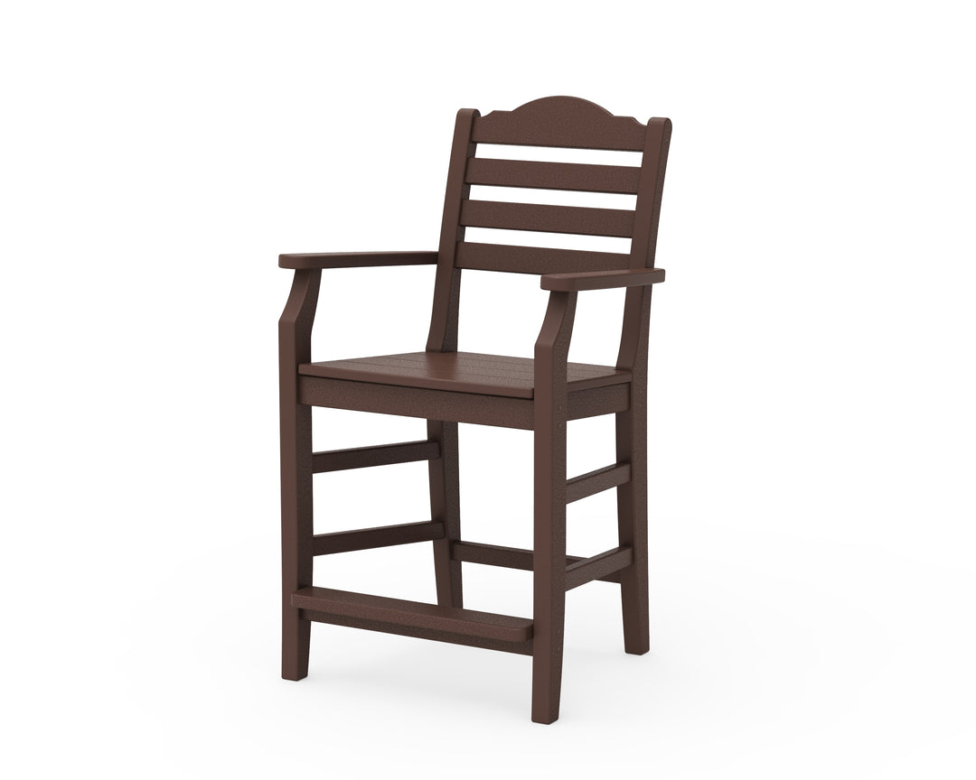 Draper James™ by  POLYWOOD® Savannah Counter Arm Chair