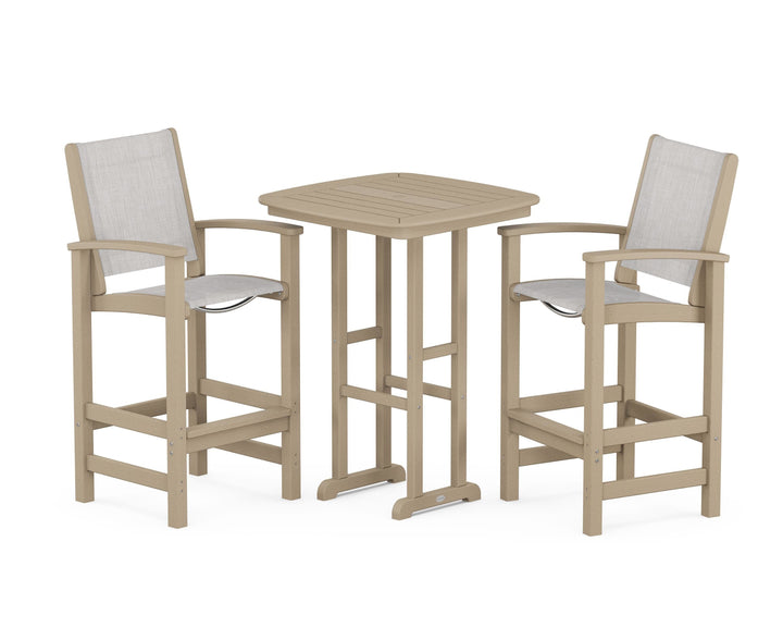 POLYWOOD® Coastal 3-Piece Bar Set