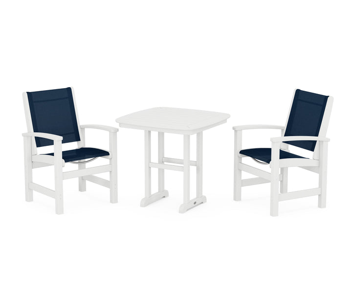 POLYWOOD® Coastal 3-Piece Dining Set