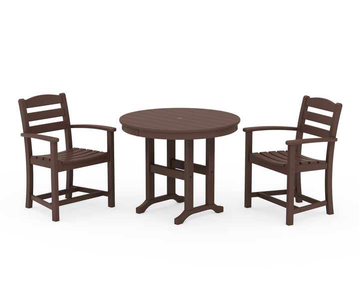 POLYWOOD® La Casa Café 3-Piece Round Dining Set