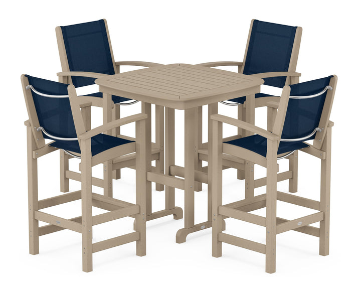 POLYWOOD® Coastal 5-Piece Bar Set