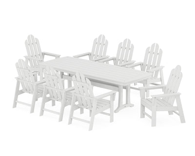 Long Island 9-Piece Dining Set with Trestle Legs