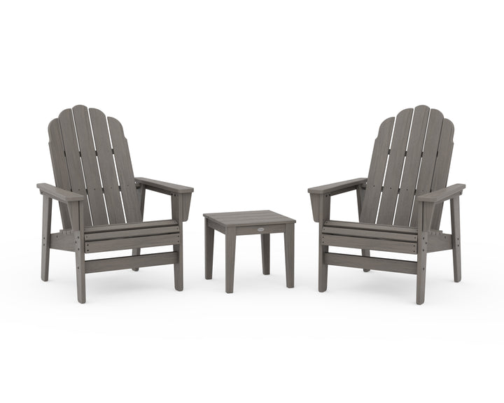 POLYWOOD® 3-Piece Vineyard Grand Upright Adirondack Set