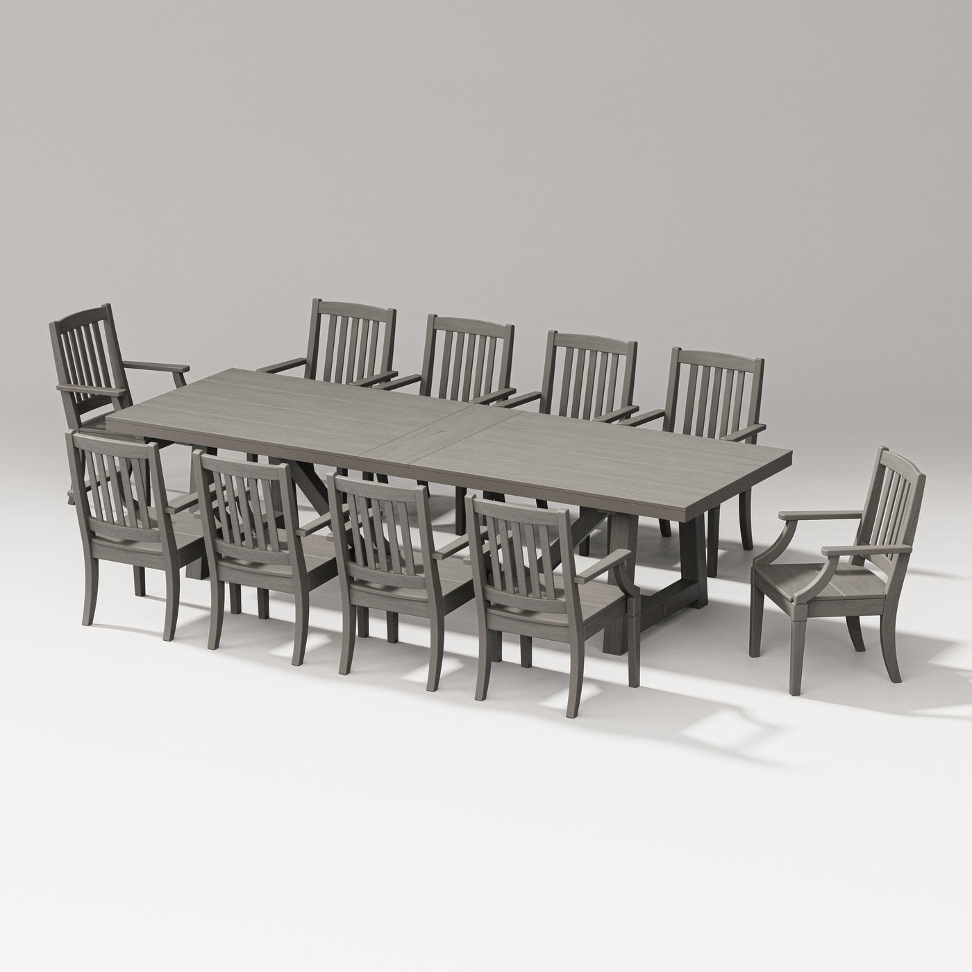 Estate 11-Piece A-Frame Table Dining Set