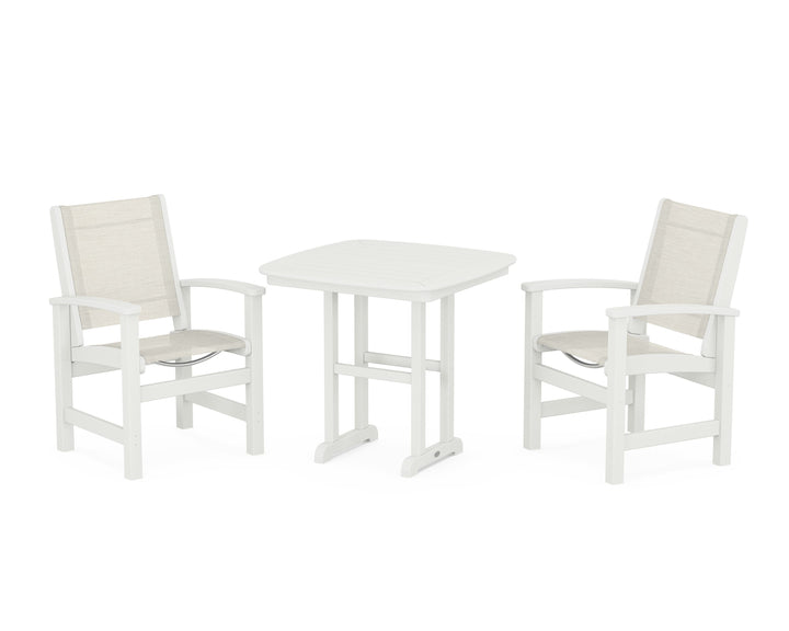 POLYWOOD® Coastal 3-Piece Dining Set