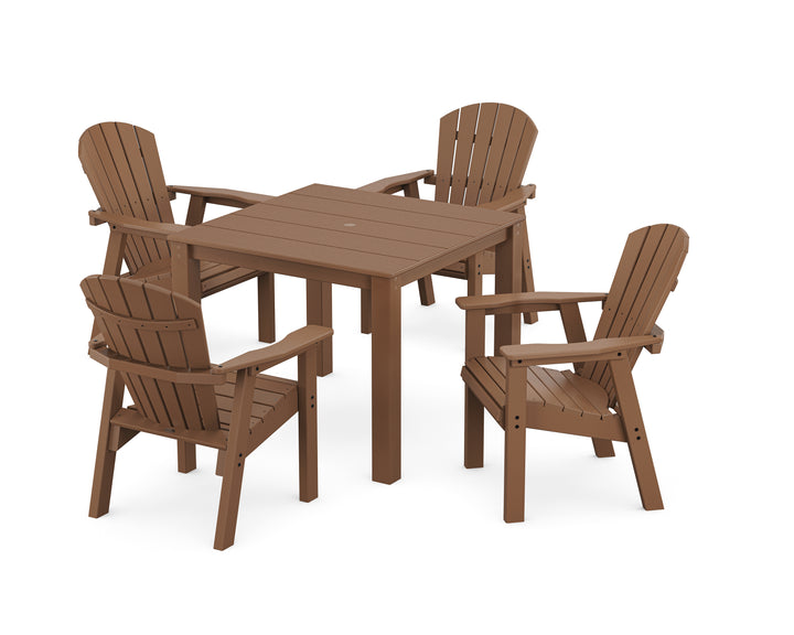 POLYWOOD® Seashell Coast 5-Piece Parsons Dining Set