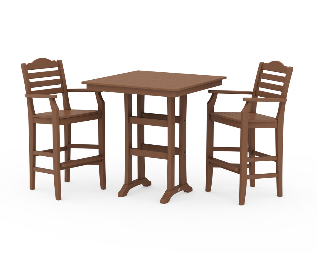 Draper James™ by  POLYWOOD® Savannah 3-Piece Farmhouse Bar Set with Trestle Legs