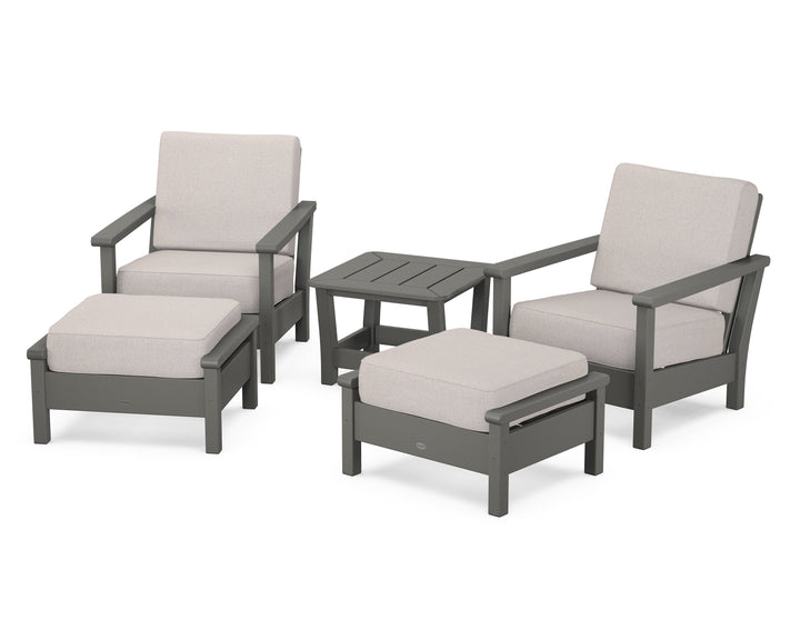POLYWOOD® Harbour 5-Piece Deep Seating Chair Set