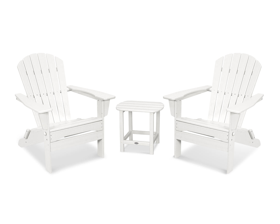 POLYWOOD® South Beach 3-Piece Folding Adirondack Set