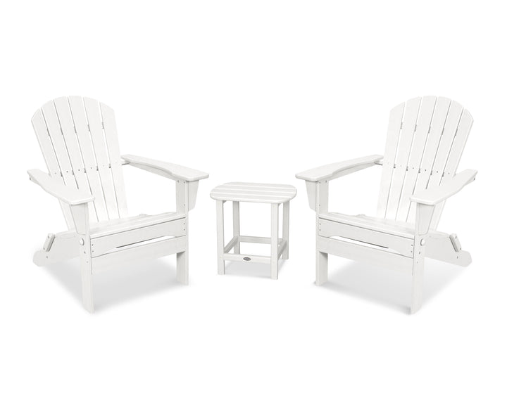 POLYWOOD® South Beach 3-Piece Folding Adirondack Set
