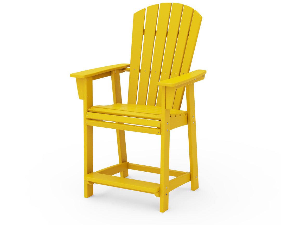 POLYWOOD® Nautical Curveback Adirondack Counter Chair