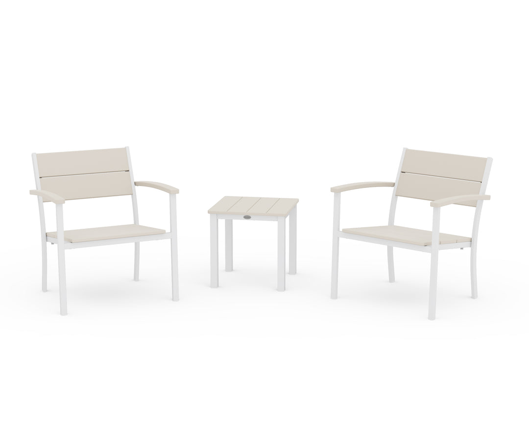 POLYWOOD® Main Street 3-Piece Lounge Chair Set