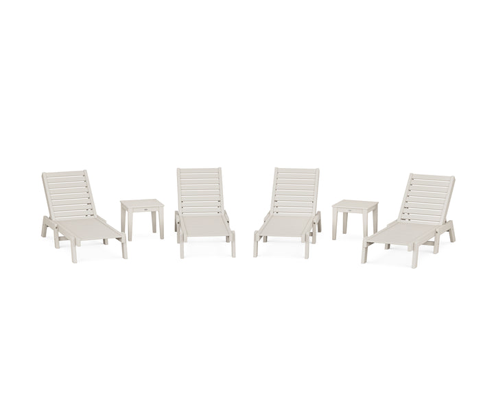 POLYWOOD® Captain Chaise 6-Piece Set