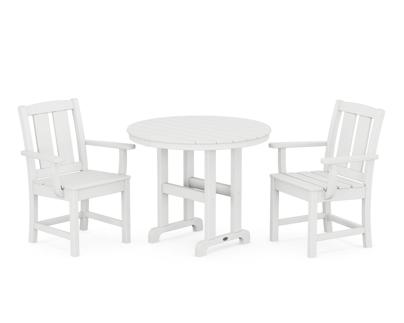 Mission 3-Piece Farmhouse Dining Set