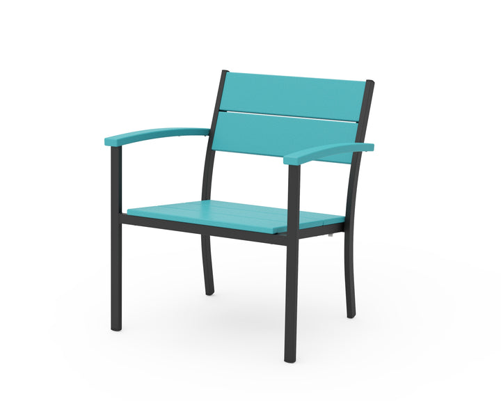 POLYWOOD® Main Street Stacking Lounge Arm Chair