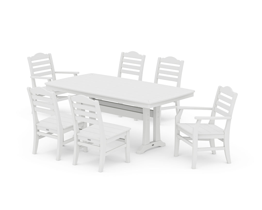 POLYWOOD® Savannah 7-Piece Dining Set with Trestle Legs
