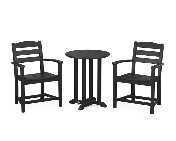 POLYWOOD® La Casa Café 3-Piece Round Bistro Dining Set