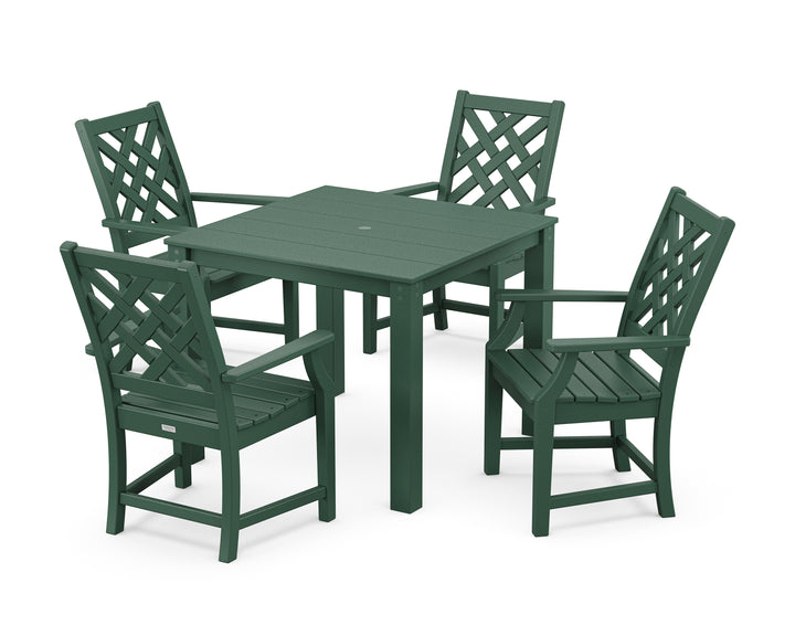 Country Living Wovendale 5-Piece Parsons Dining Set