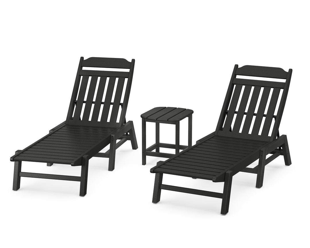 Country Living Cottage 3-Piece Chaise Set