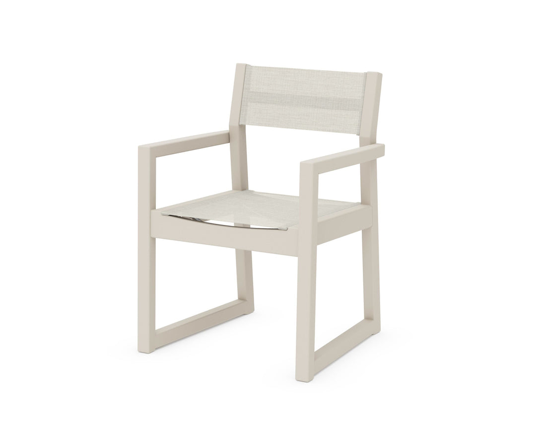POLYWOOD® EDGE Sling Dining Arm Chair