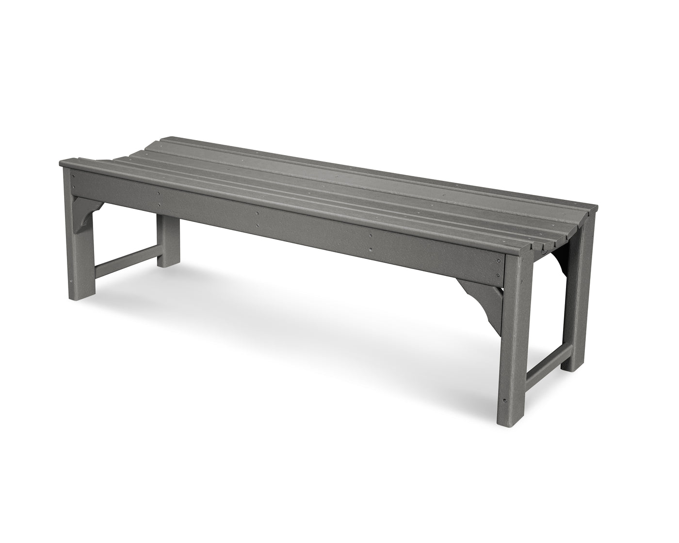 Traditional Garden 60" Backless Bench