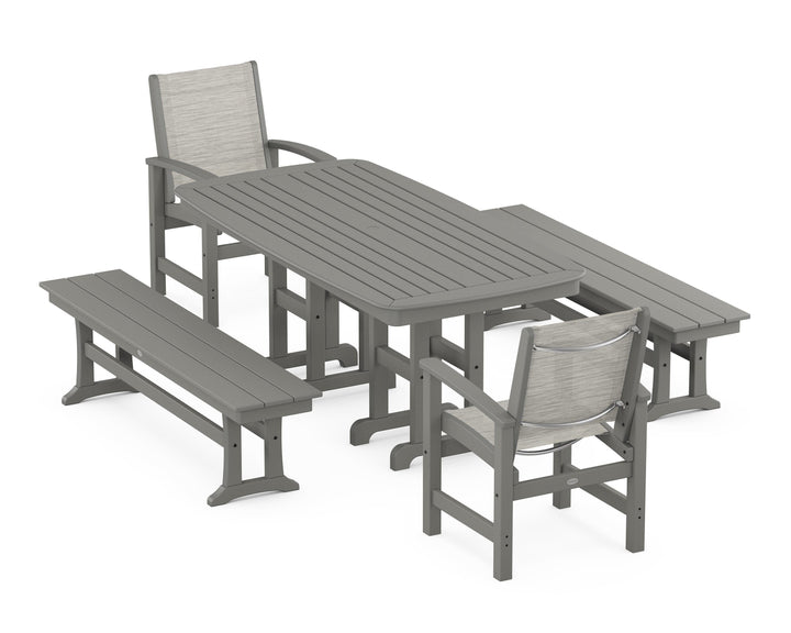 POLYWOOD® Coastal 5-Piece Dining Set