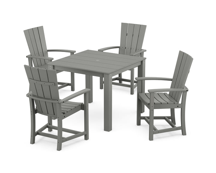 POLYWOOD® Quattro 5-Piece Parsons Dining Set