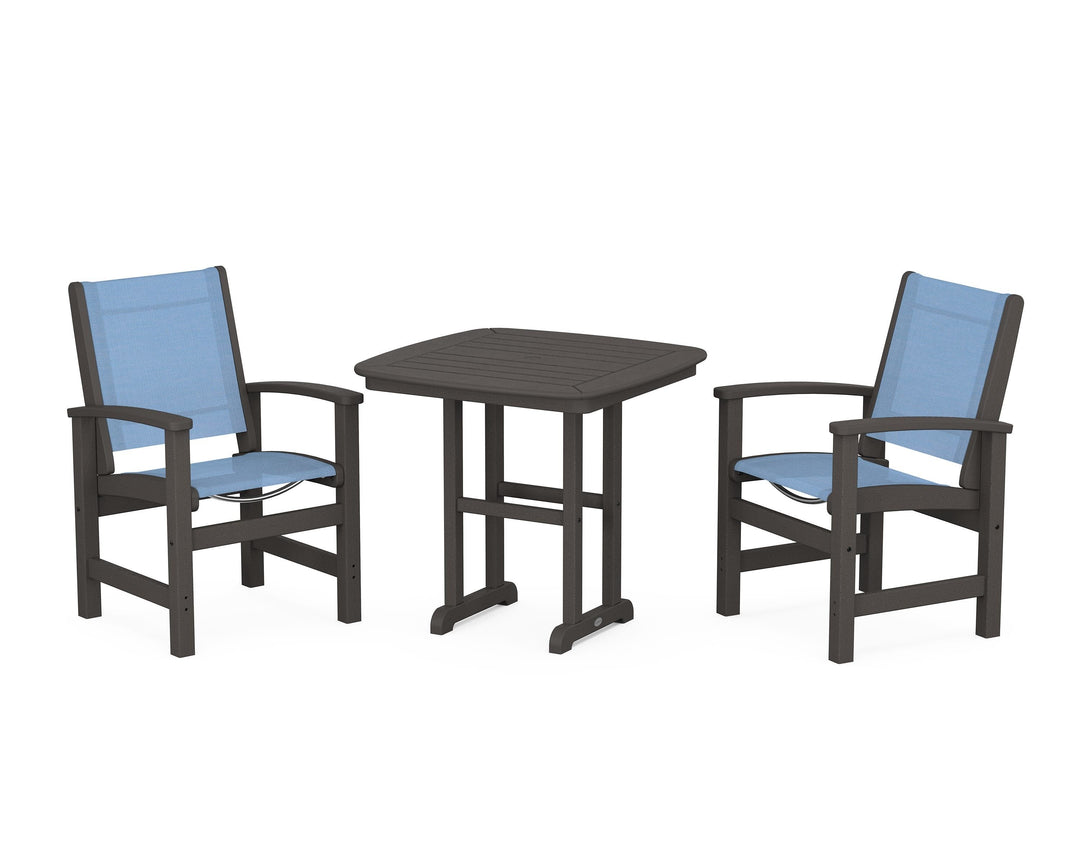 POLYWOOD® Coastal 3-Piece Dining Set