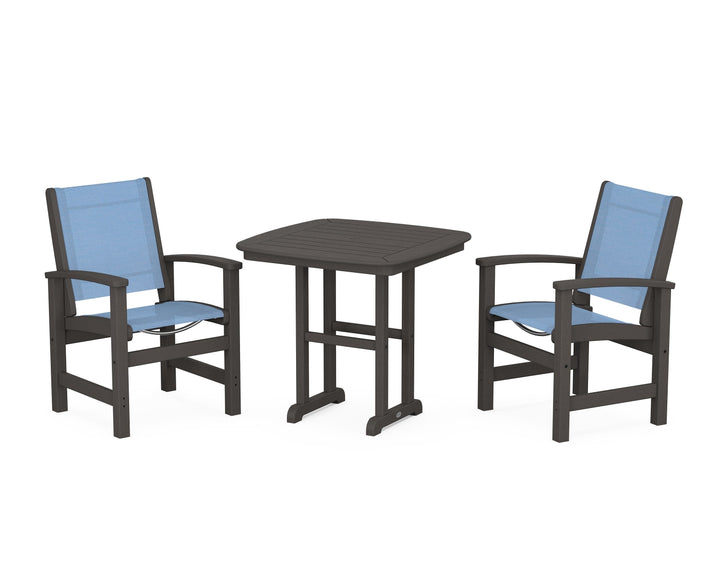 POLYWOOD® Coastal 3-Piece Dining Set