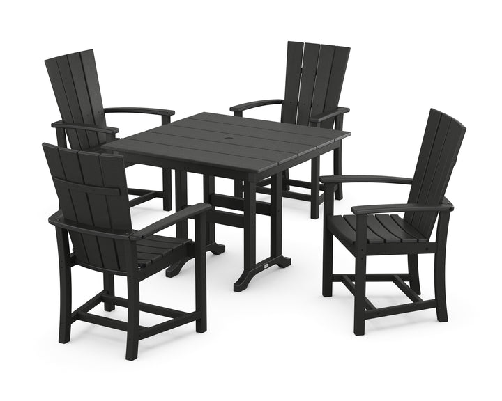 POLYWOOD® Quattro 5-Piece Farmhouse Dining Set