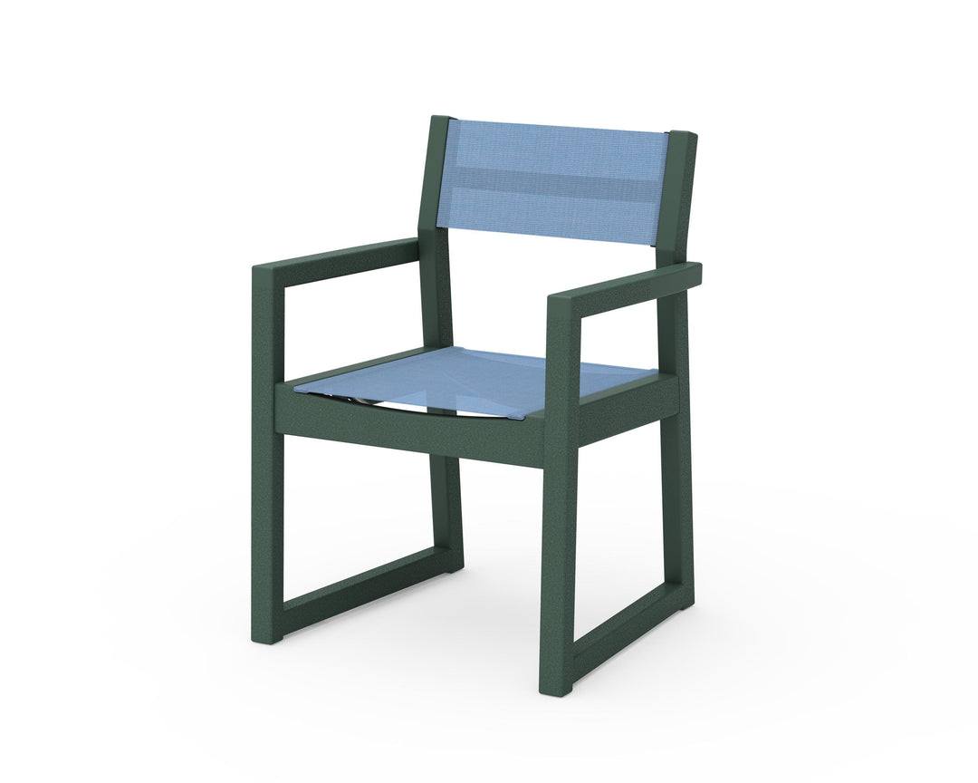 POLYWOOD® EDGE Sling Dining Arm Chair