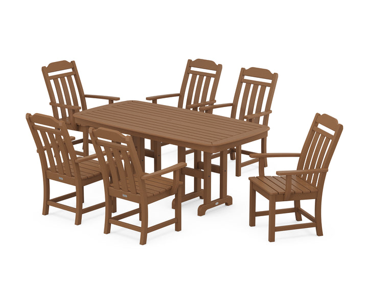Country Living Cottage Arm Chair 7-Piece Dining Set