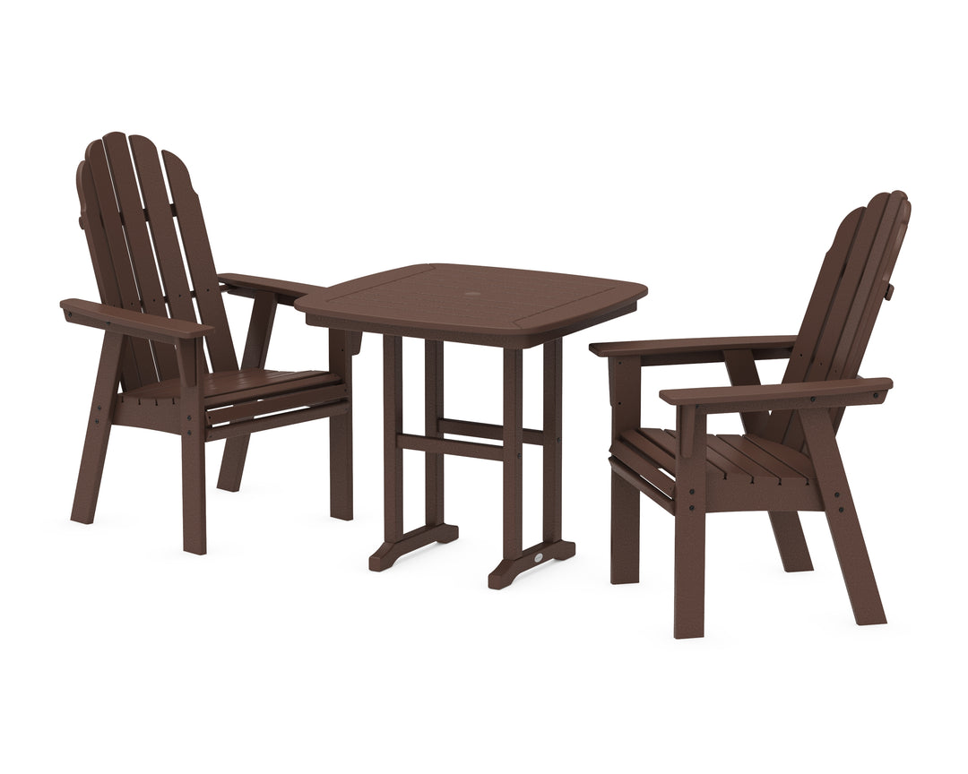 POLYWOOD® Vineyard Adirondack 3-Piece Dining Set