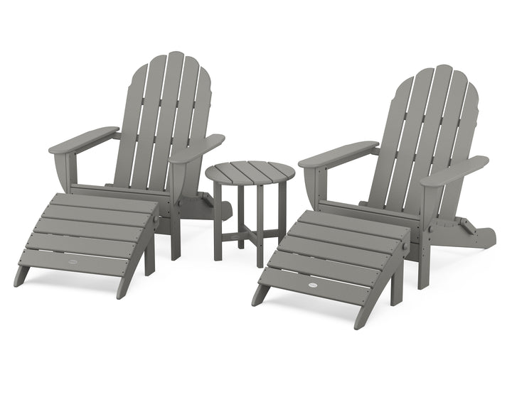 POLYWOOD® Classic Oversized Adirondack 5-Piece Casual Set