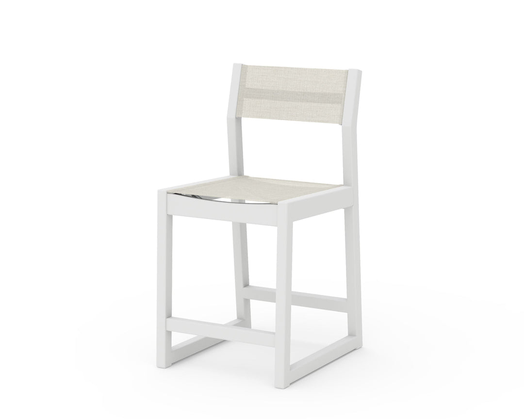 POLYWOOD® EDGE Sling Counter Side Chair