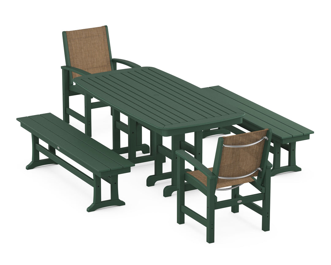 POLYWOOD® Coastal 5-Piece Dining Set