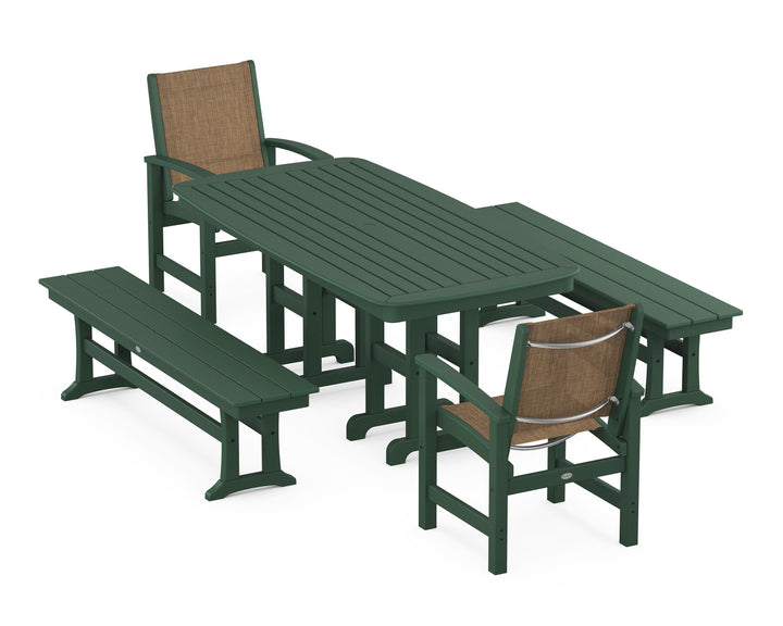 POLYWOOD® Coastal 5-Piece Dining Set