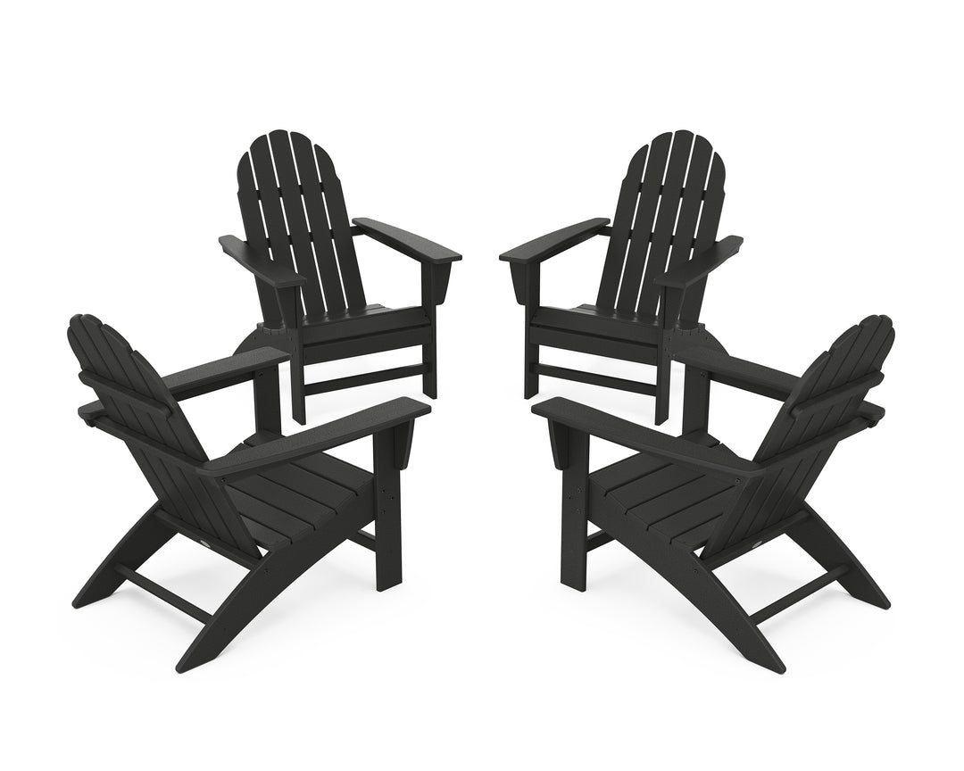 POLYWOOD® Vineyard 4-Piece Adirondack Conversation Set