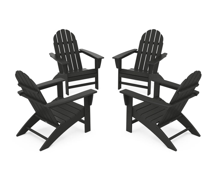 POLYWOOD® Vineyard 4-Piece Adirondack Conversation Set