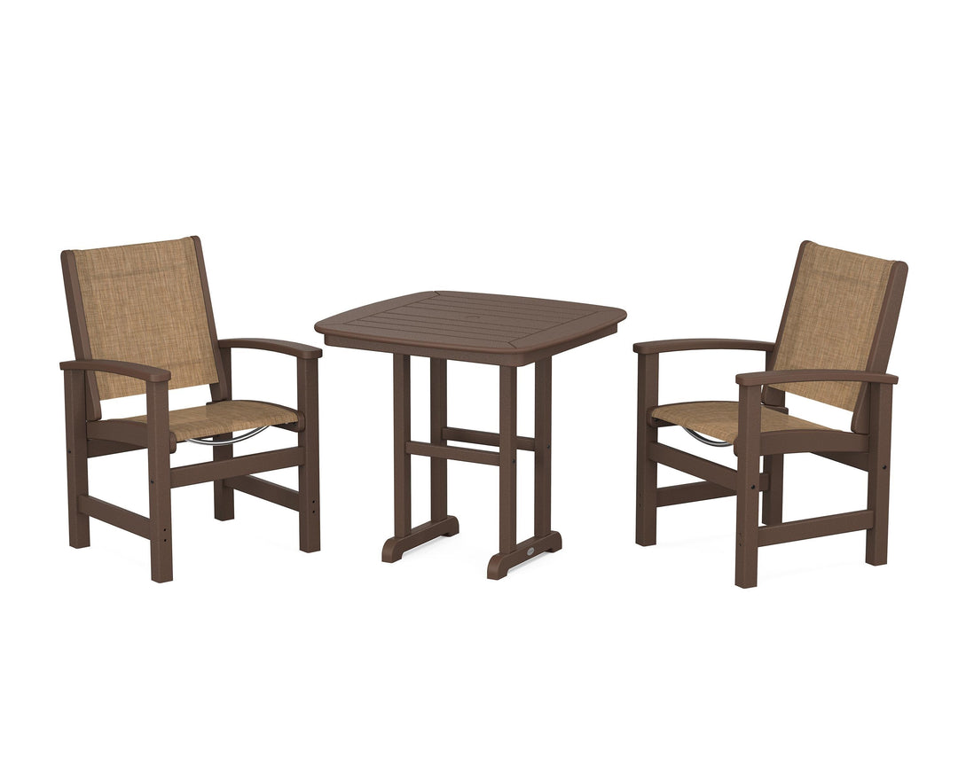 POLYWOOD® Coastal 3-Piece Dining Set
