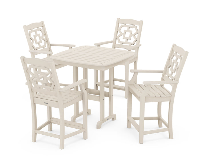 Martha Stewart by POLYWOOD® Chinoiserie 5-Piece Counter Set