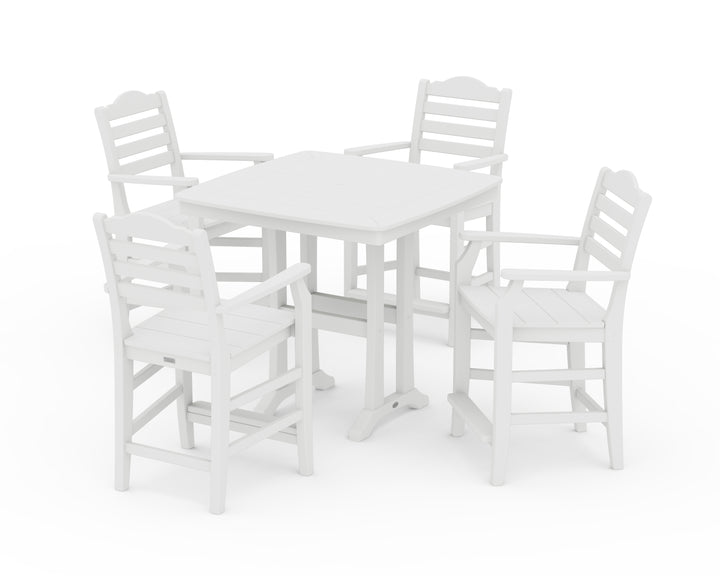 Draper James™ by  POLYWOOD® Savannah 5-Piece Counter Set with Trestle Legs