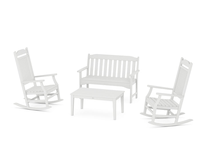 Country Living Cottage Rocking Chair 4-Piece Porch Set