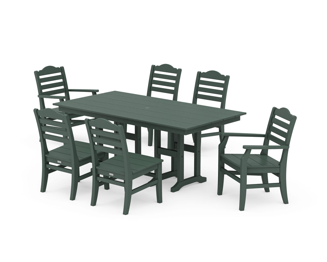 POLYWOOD® Savannah 7-Piece Farmhouse Dining Set