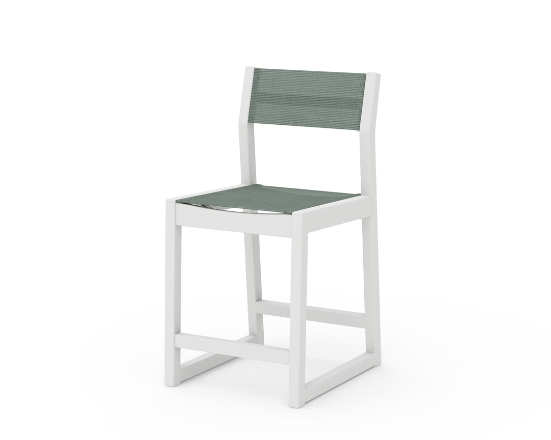 POLYWOOD® EDGE Sling Counter Side Chair