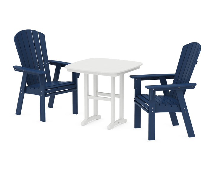 POLYWOOD® Nautical Adirondack 3-Piece Dining Set