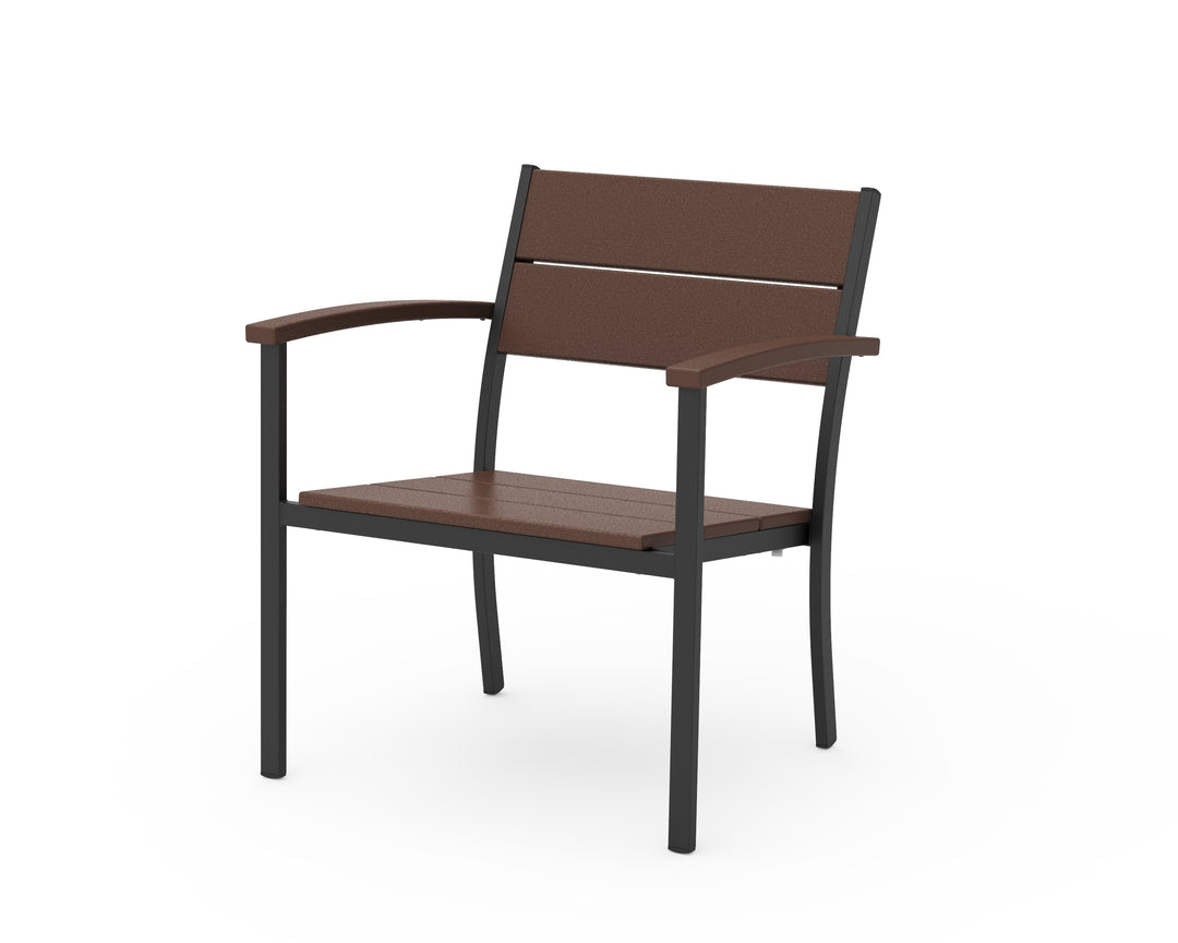 POLYWOOD® Main Street Stacking Lounge Arm Chair