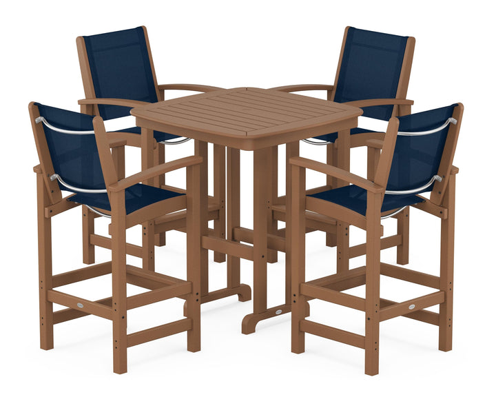 POLYWOOD® Coastal 5-Piece Bar Set
