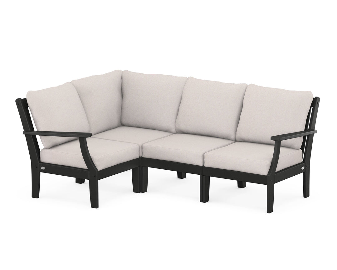POLYWOOD® Braxton Modular 4-Piece Deep Seating Set