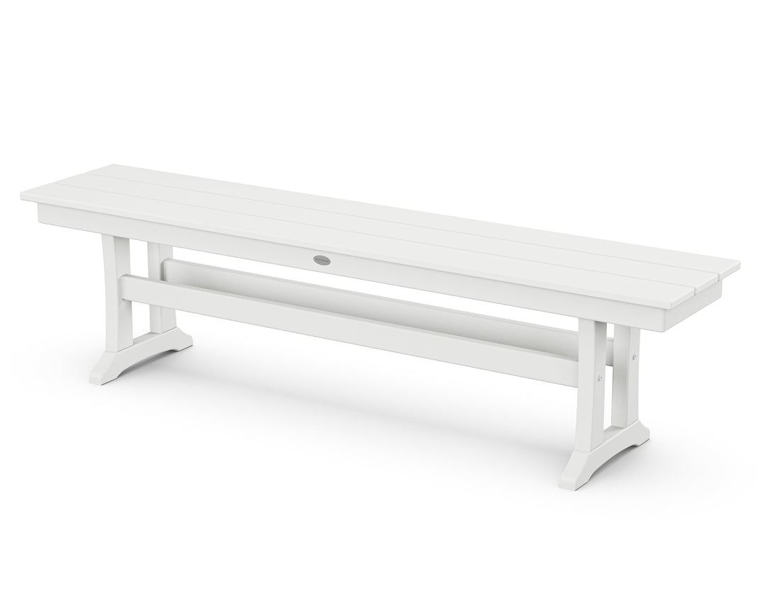 POLYWOOD® Farmhouse Trestle 65" Bench